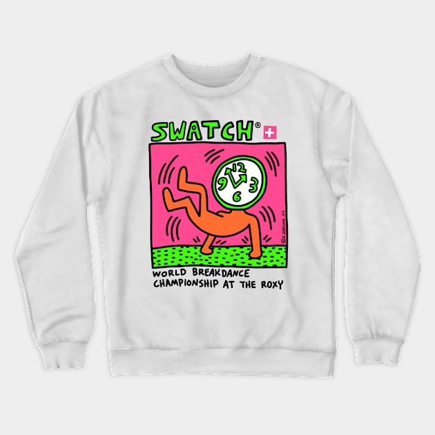 World Breakdance Championship At The Roxy (1984) Crewneck Sweatshirt by Scum_and_Villainy